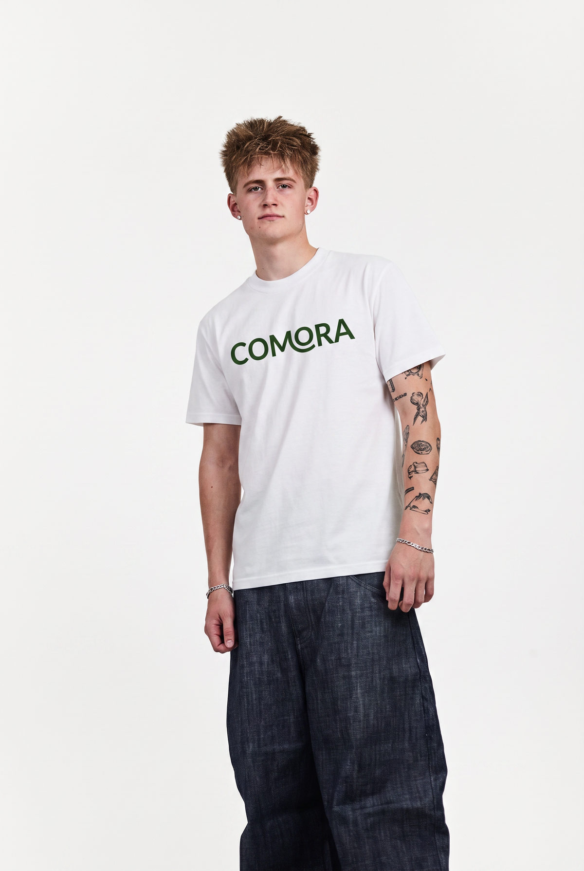 LOGO TEE HVID