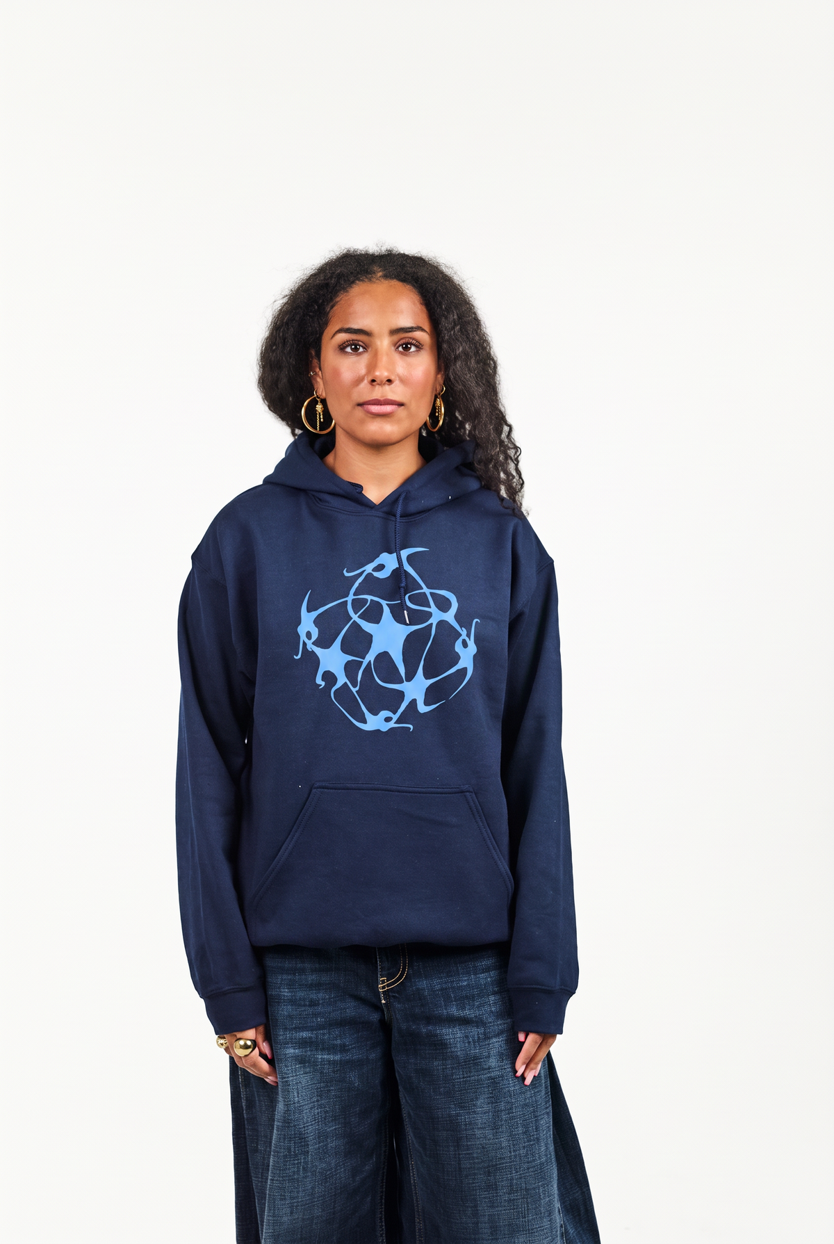 STARWORLD HOODIE MØRKEBLÅ