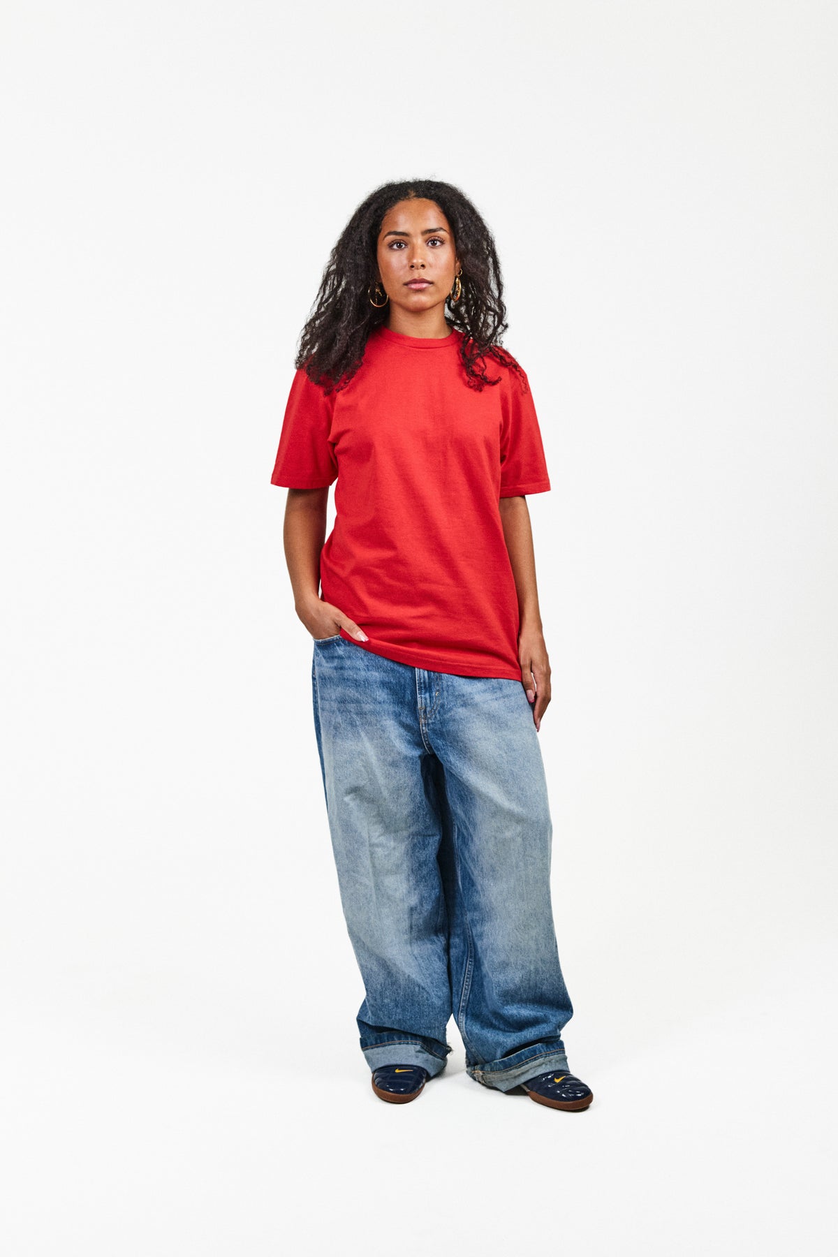 BLANK TEE RØD