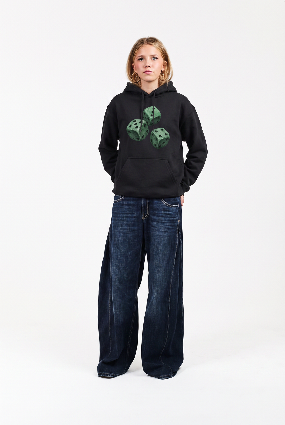 DICE HOODIE SORT